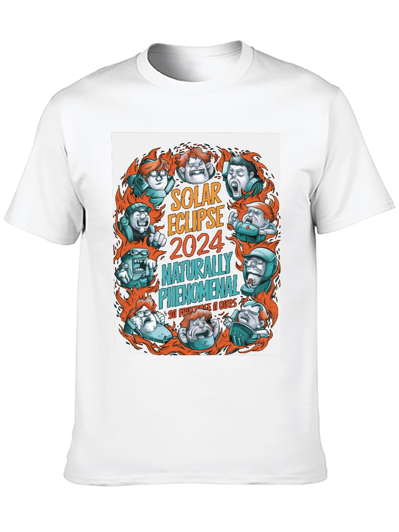 Solar Eclipse 2024 Graphic T-Shirt
