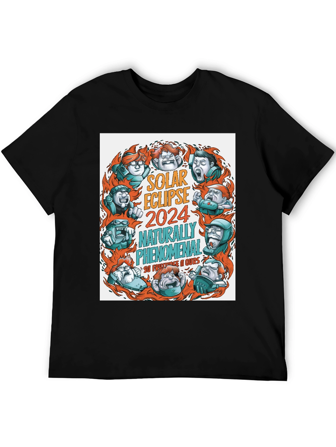 Solar Eclipse 2024 Graphic T-Shirt