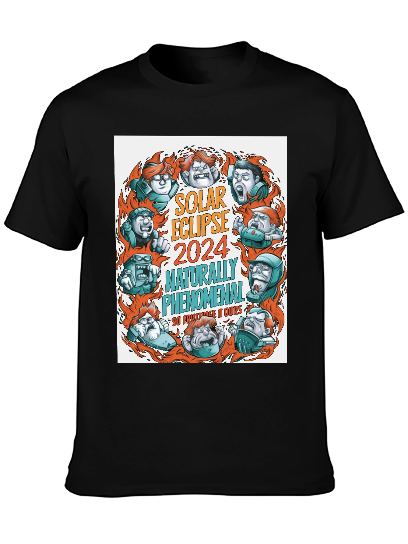 Solar Eclipse 2024 Graphic T-Shirt