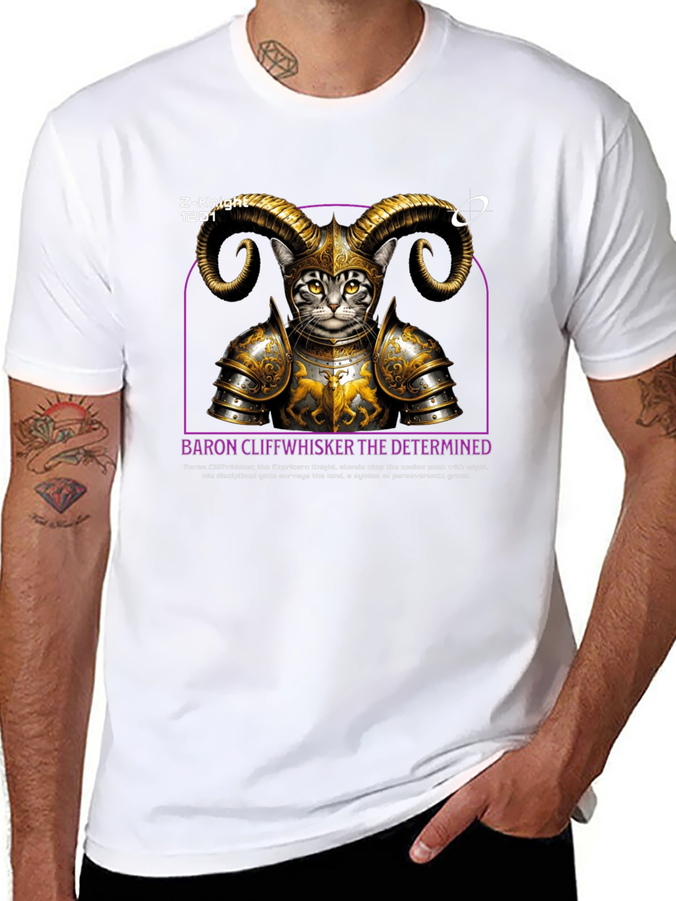 Z-Knight 1201 Baron Cliffwhisker T-Shirt