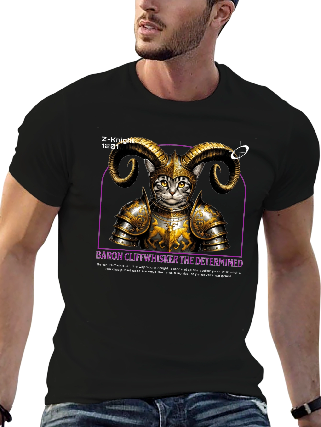 Z-Knight 1201 Baron Cliffwhisker T-Shirt