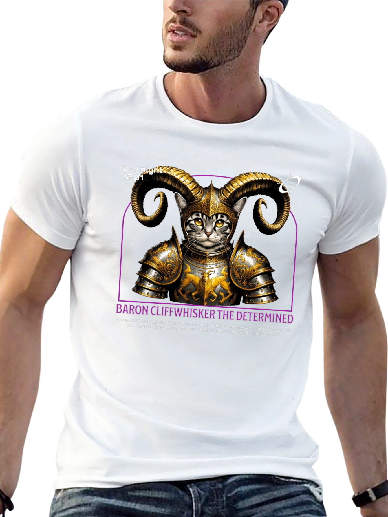 Z-Knight 1201 Baron Cliffwhisker T-Shirt