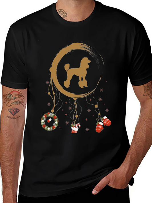 Poodle Christmas Dreamcatcher Tee