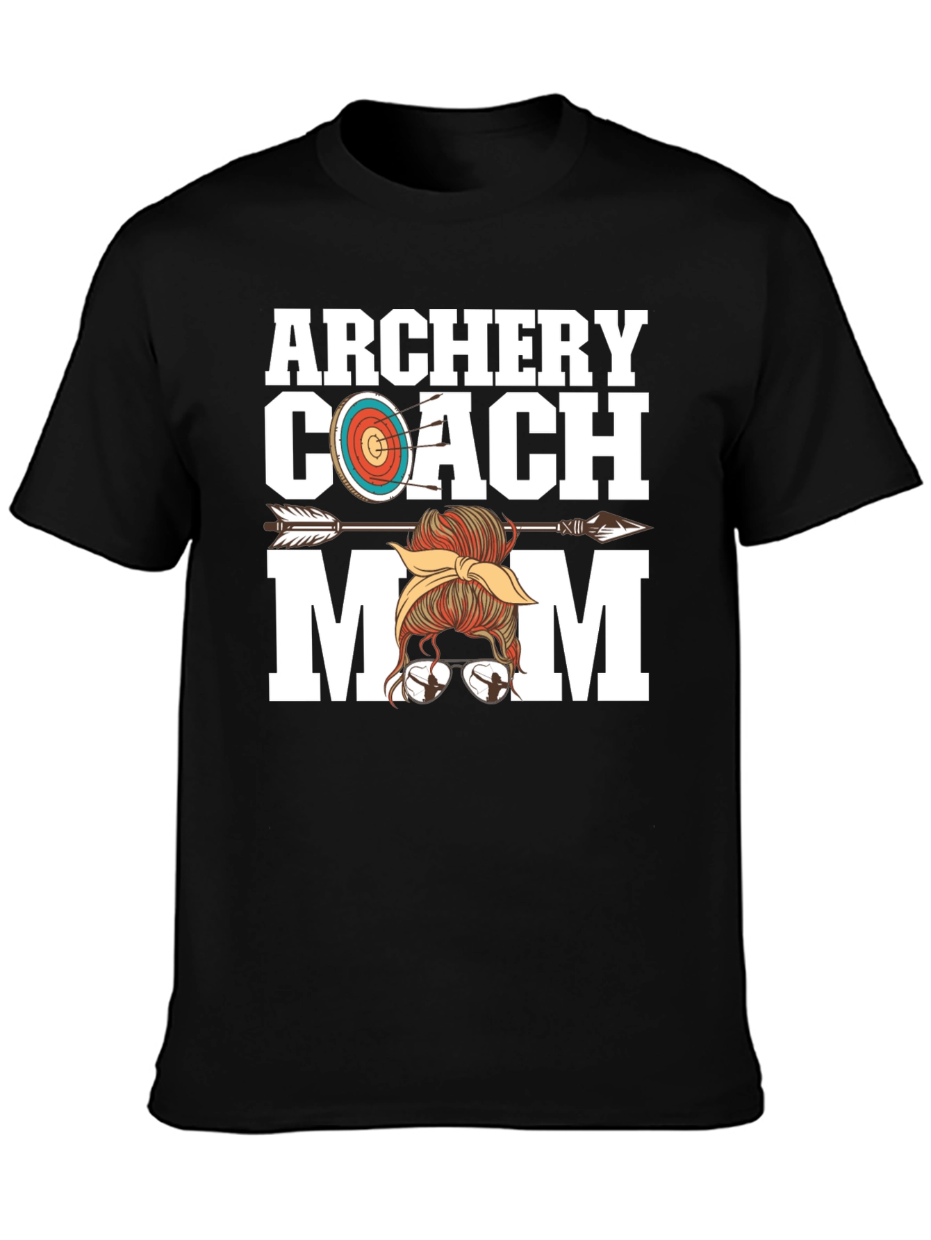 Archery Coach Mom Graphic Tee