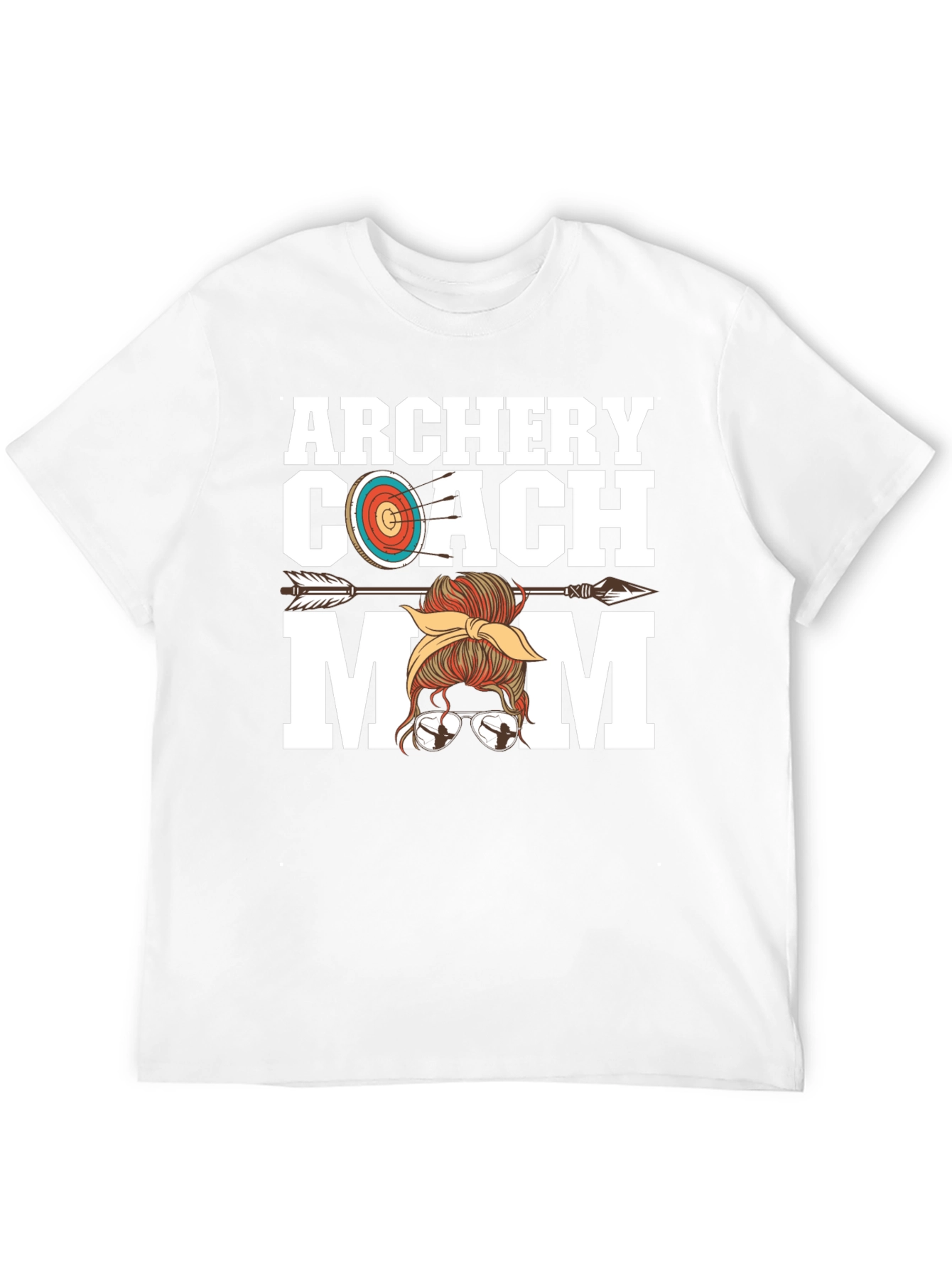 Archery Coach Mom Graphic Tee