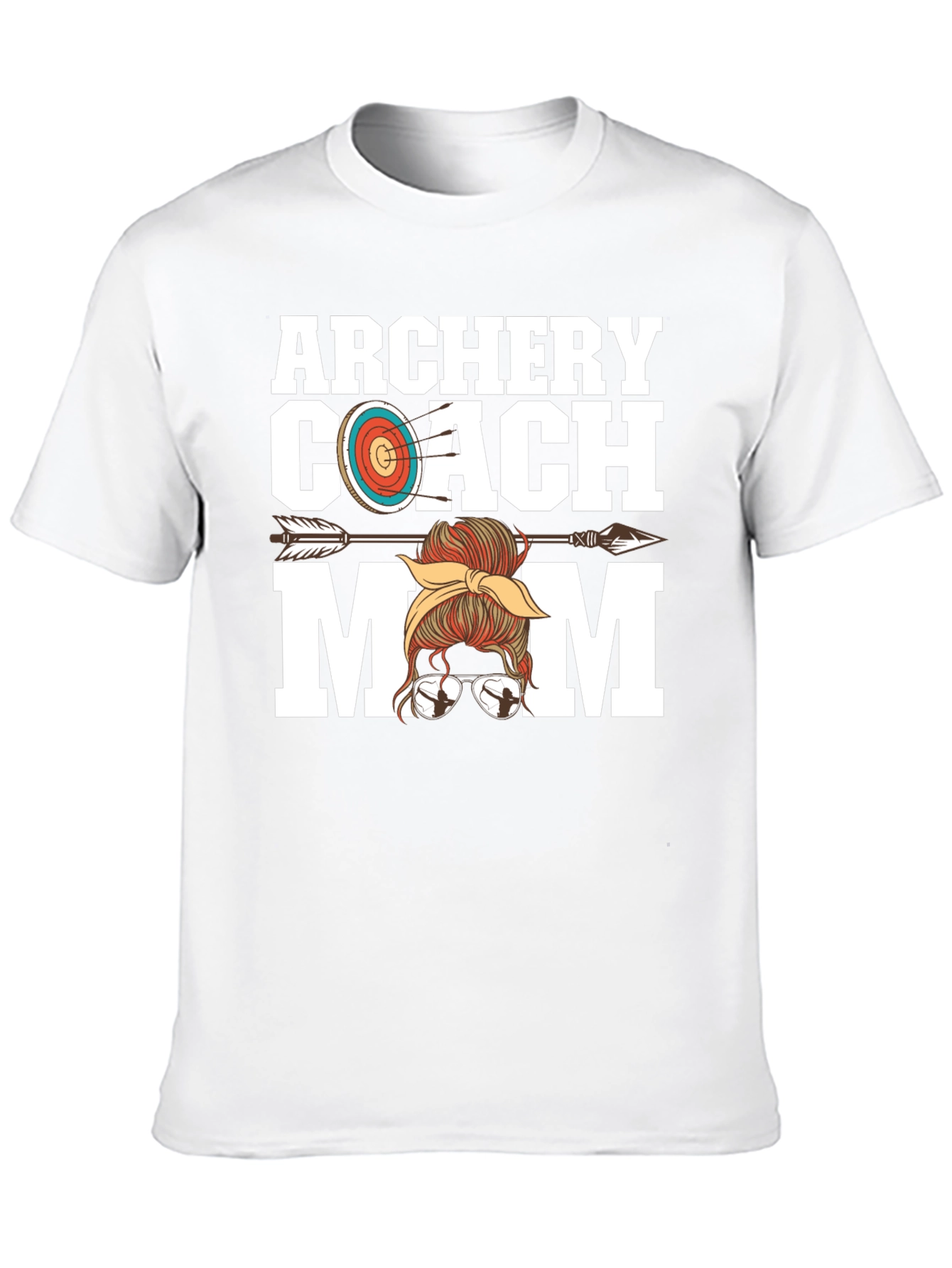 Archery Coach Mom Graphic Tee