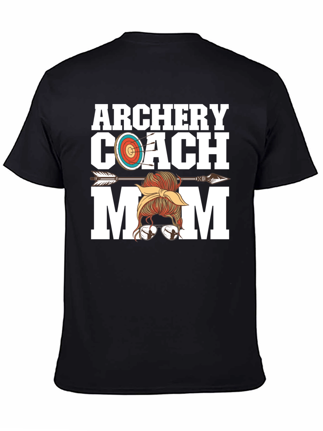 Archery Coach Mom Graphic Tee
