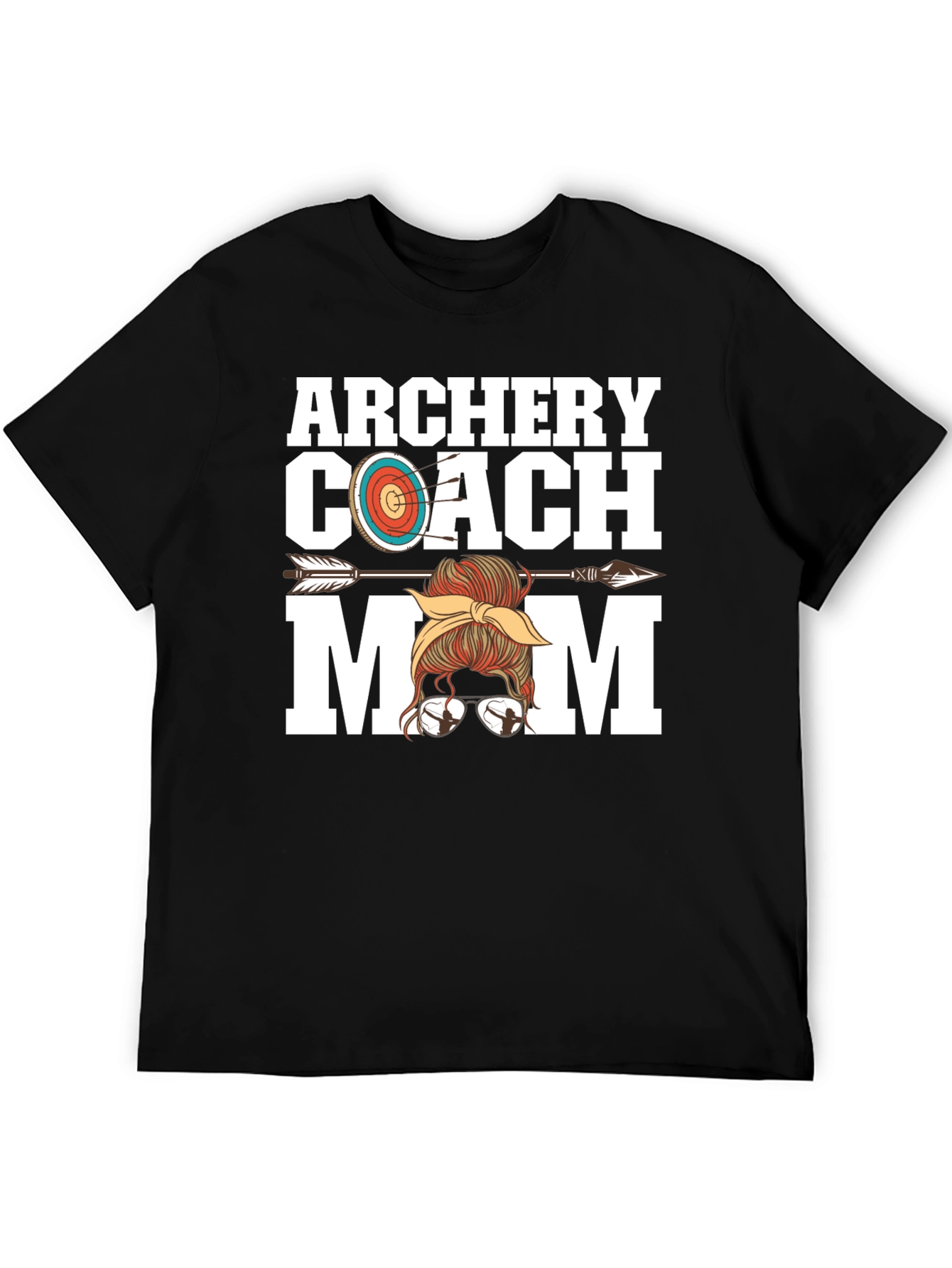Archery Coach Mom Graphic Tee