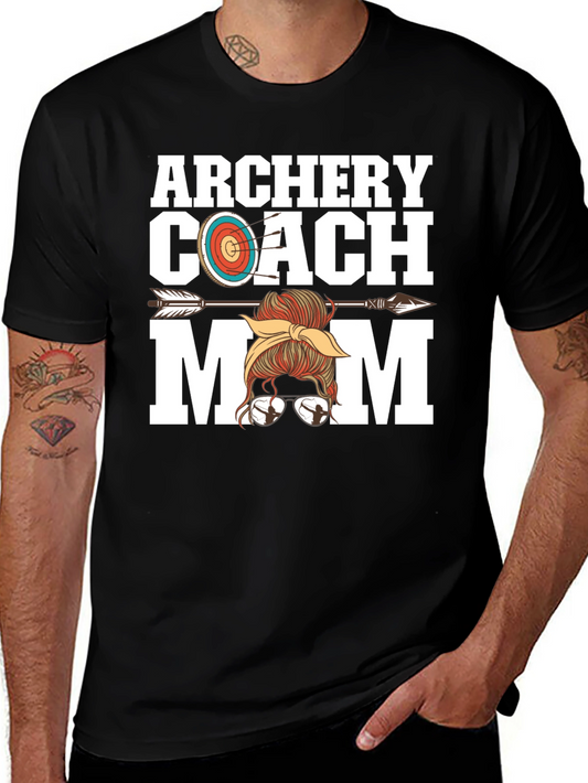Archery Coach Mom Graphic Tee