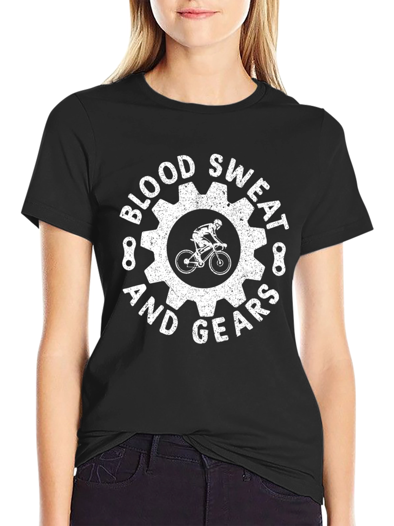 Blood Sweat and Gears Biker T-Shirt