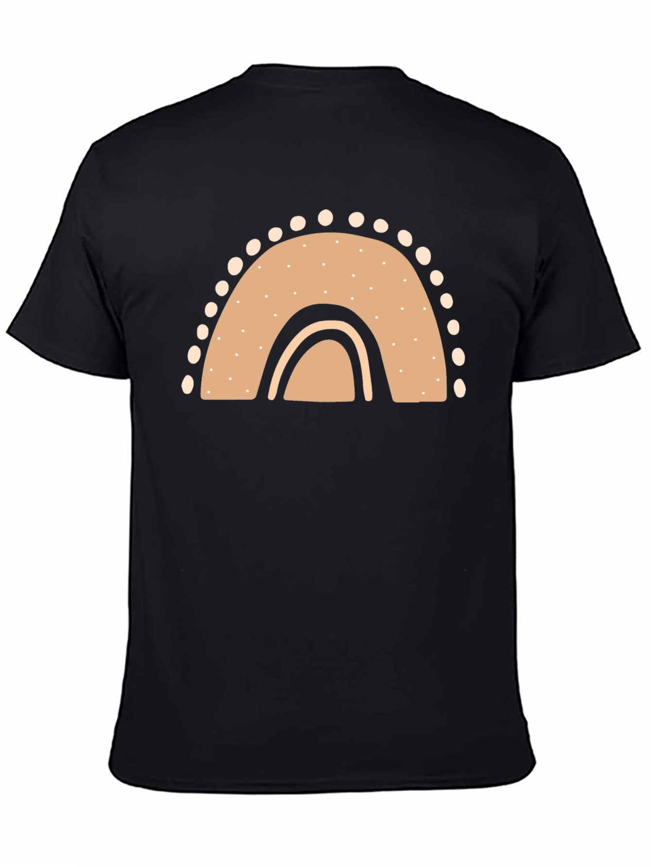 Boho Rainbow Graphic Tee - Casual Comfort