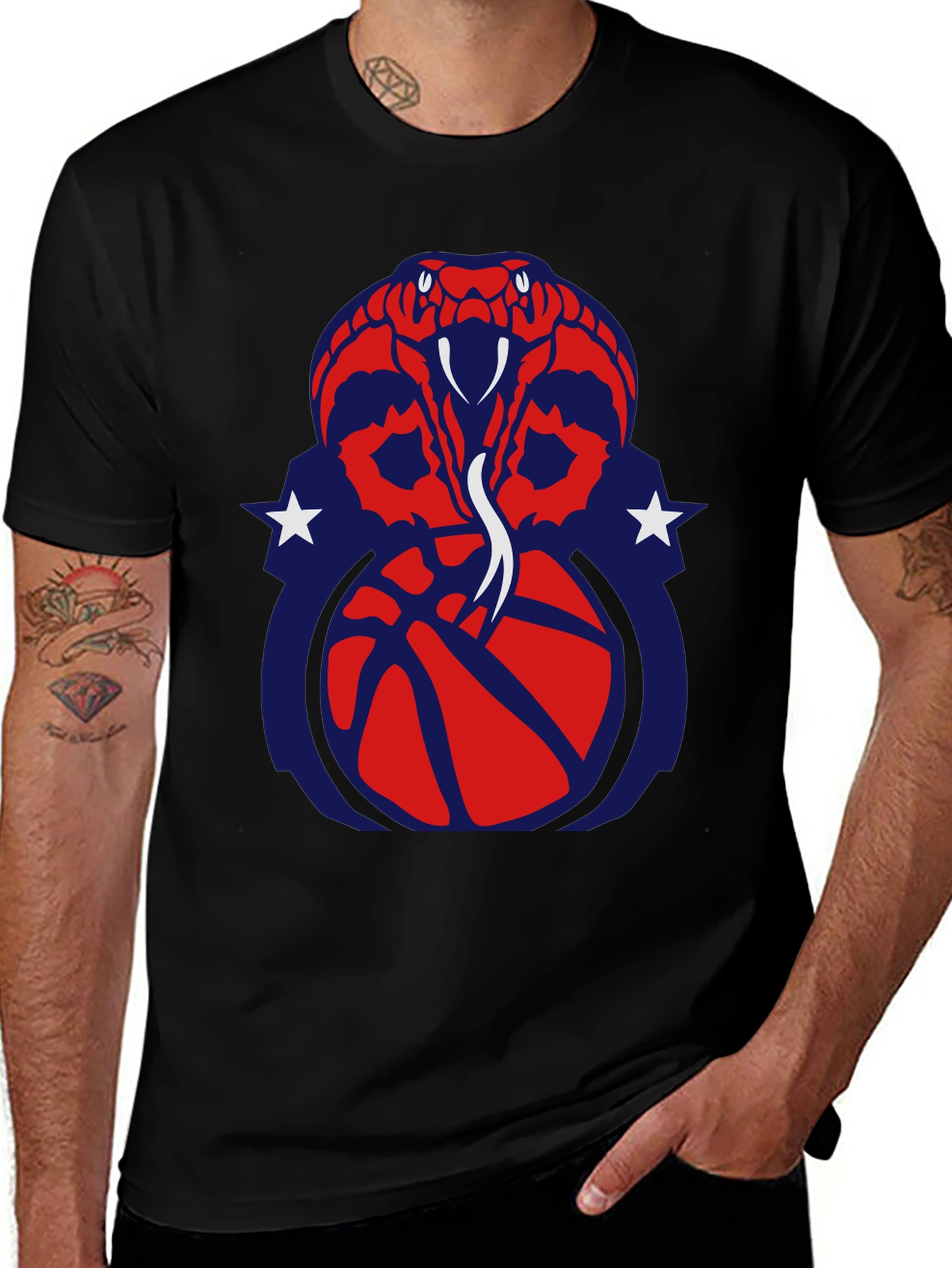 Cobra Basketball Graphic T-Shirt