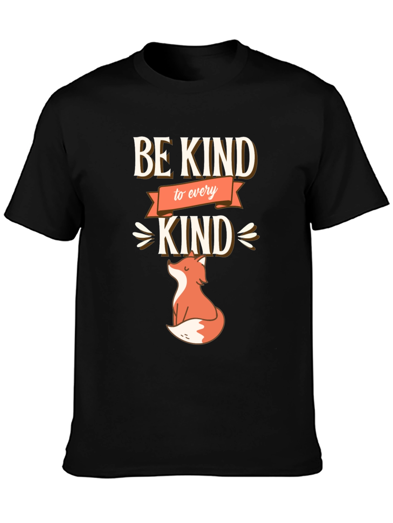 Be Kind To Every Kind Fox Graphic Tee