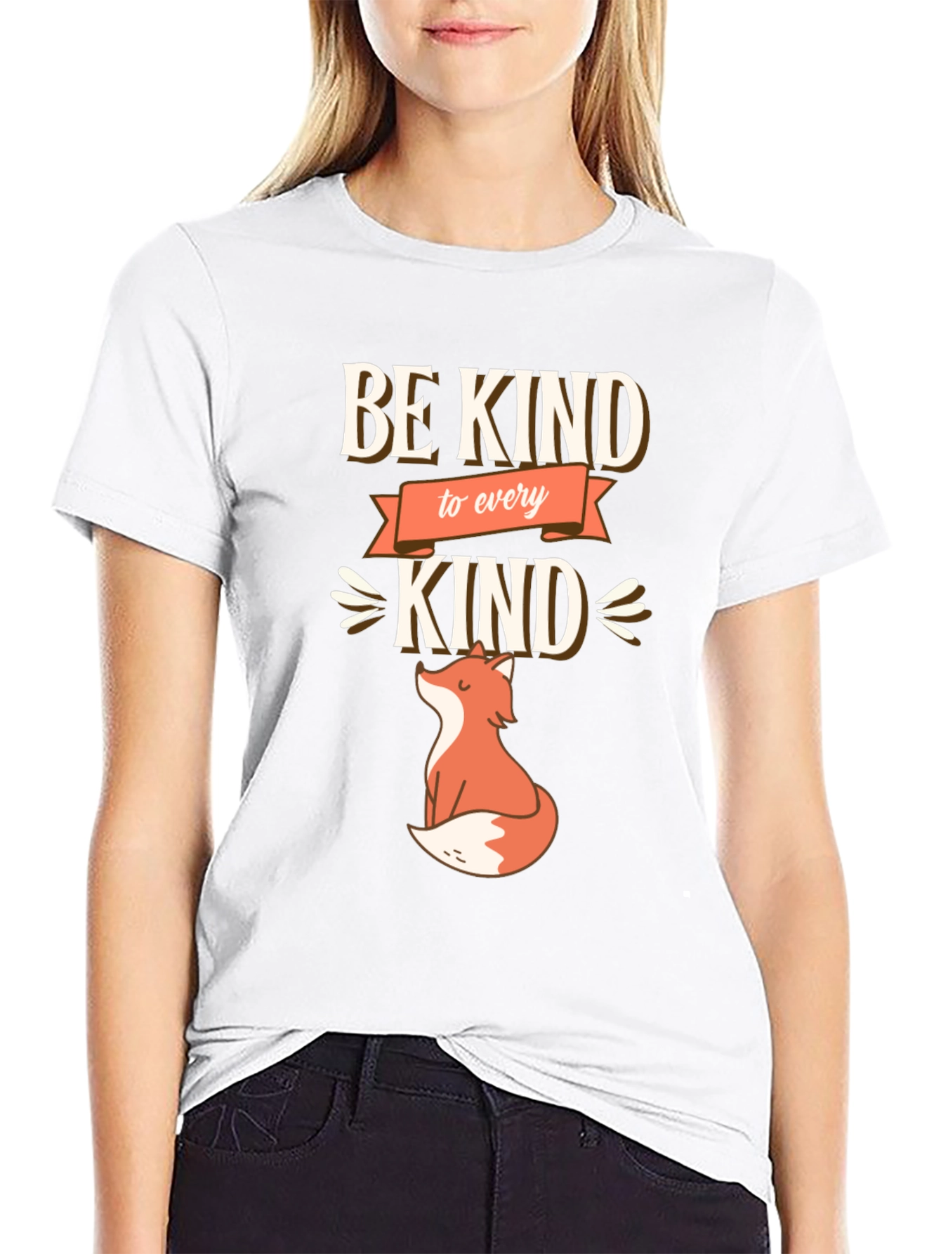 Be Kind To Every Kind Fox Graphic Tee