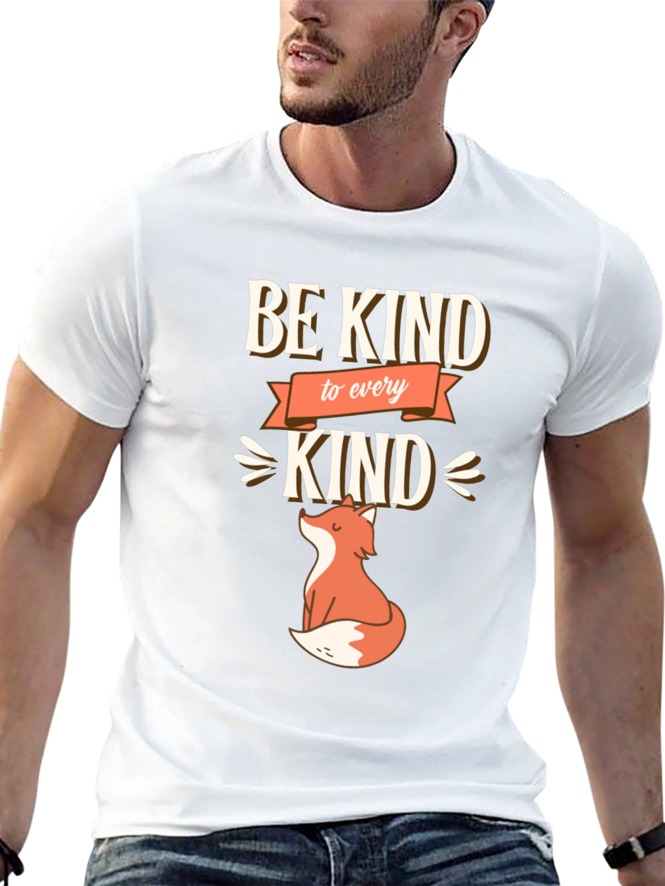 Be Kind To Every Kind Fox Graphic Tee
