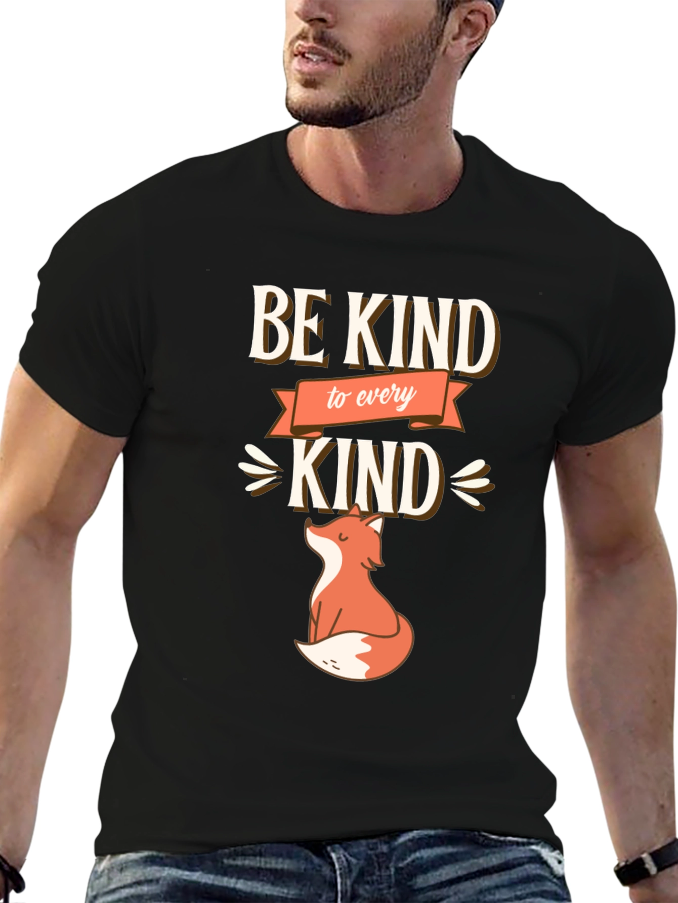 Be Kind To Every Kind Fox Graphic Tee