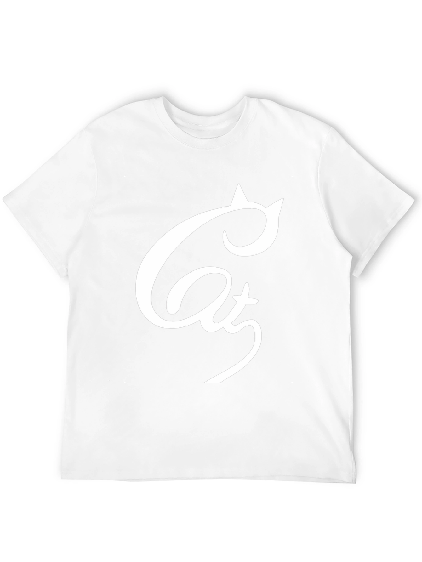 Cat Graphic Black T-Shirt