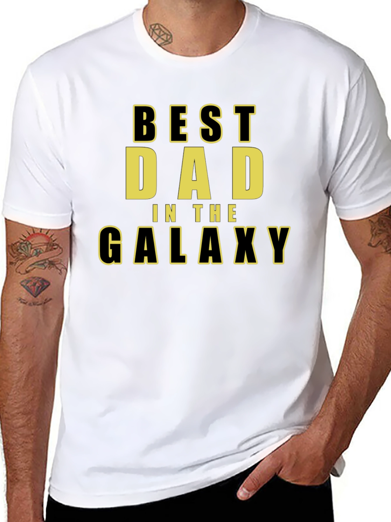 Best Dad in the Galaxy T-Shirt