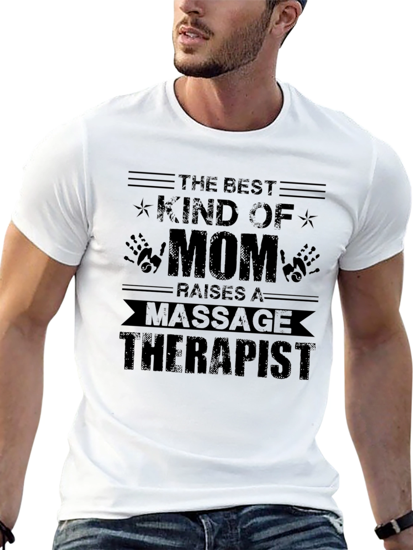 Best Kind of Mom Massage Therapist Graphic Tee