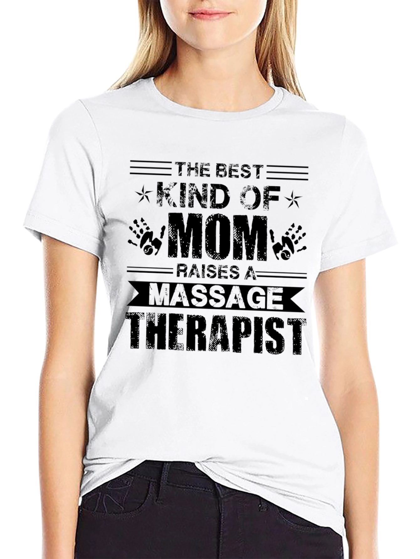 Best Kind of Mom Massage Therapist Graphic Tee