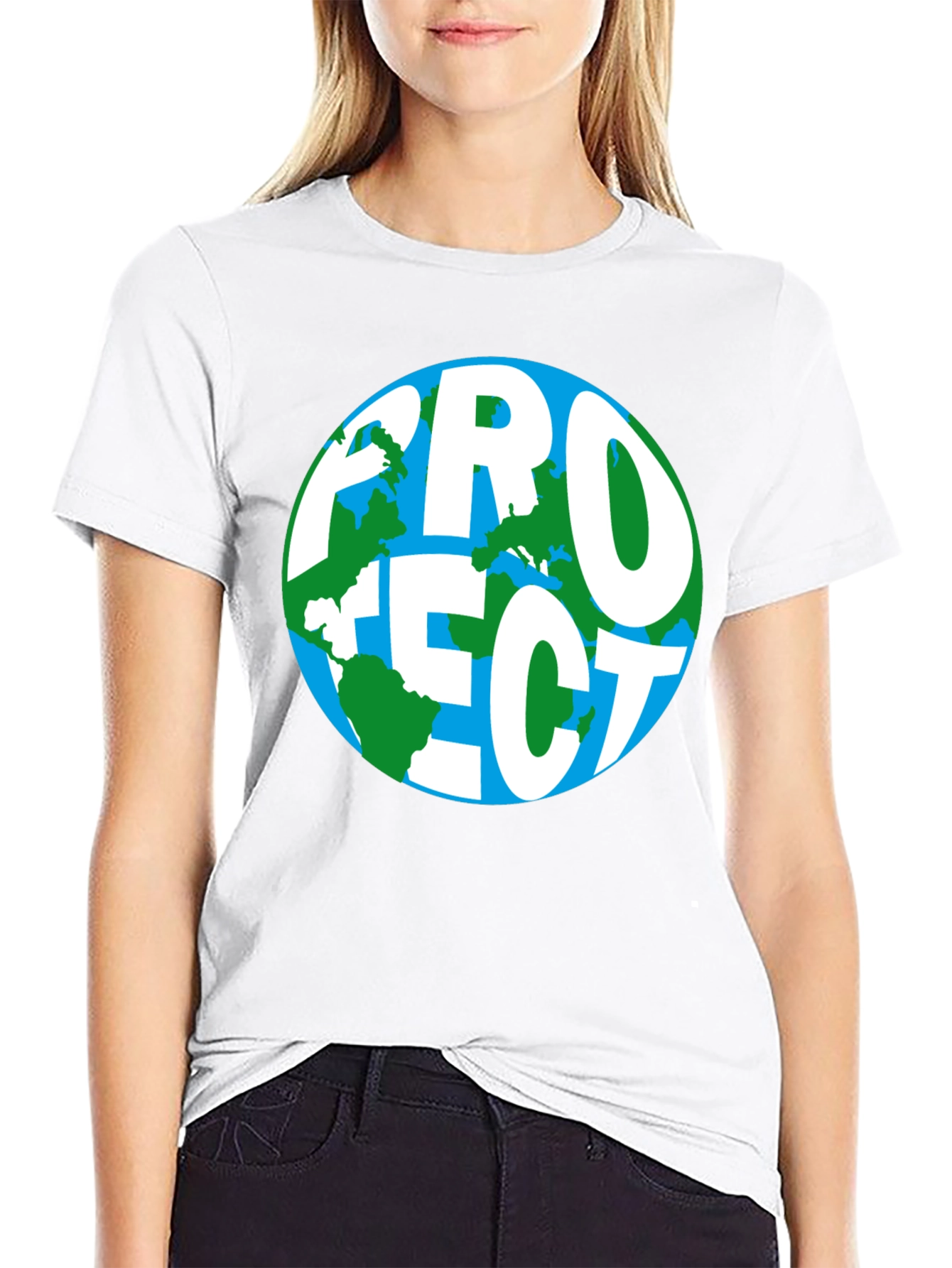 Protect Earth Graphic T-Shirt - Eco Friendly Design