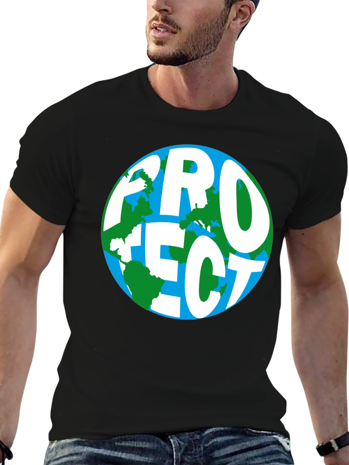 Protect Earth Graphic T-Shirt - Eco Friendly Design