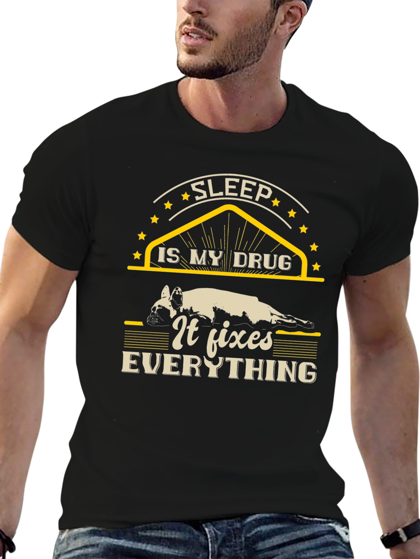 Sleep is My Drug T-Shirt - Unisex Black Tee
