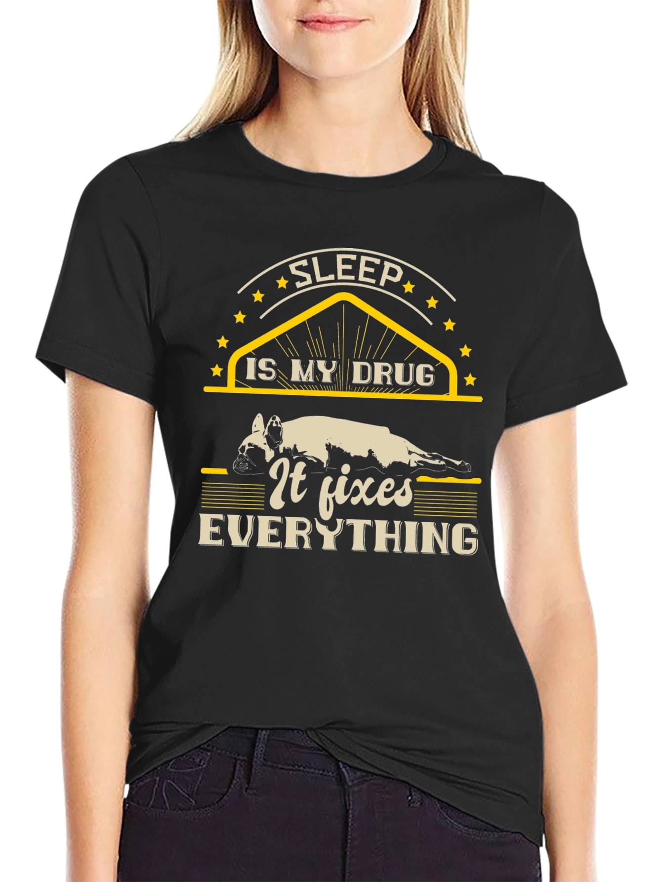 Sleep is My Drug T-Shirt - Unisex Black Tee