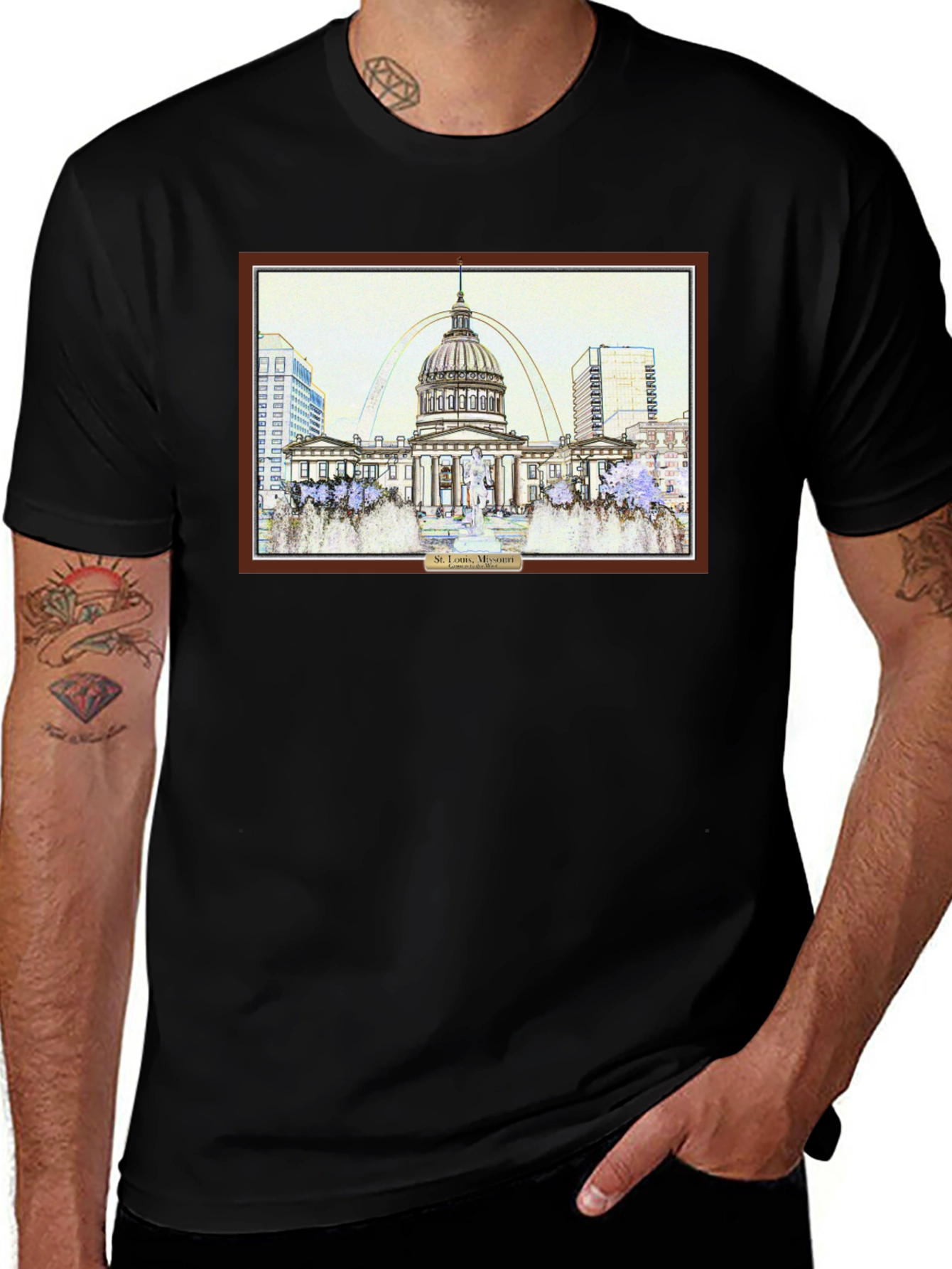St. Louis Missouri Graphic T-Shirt
