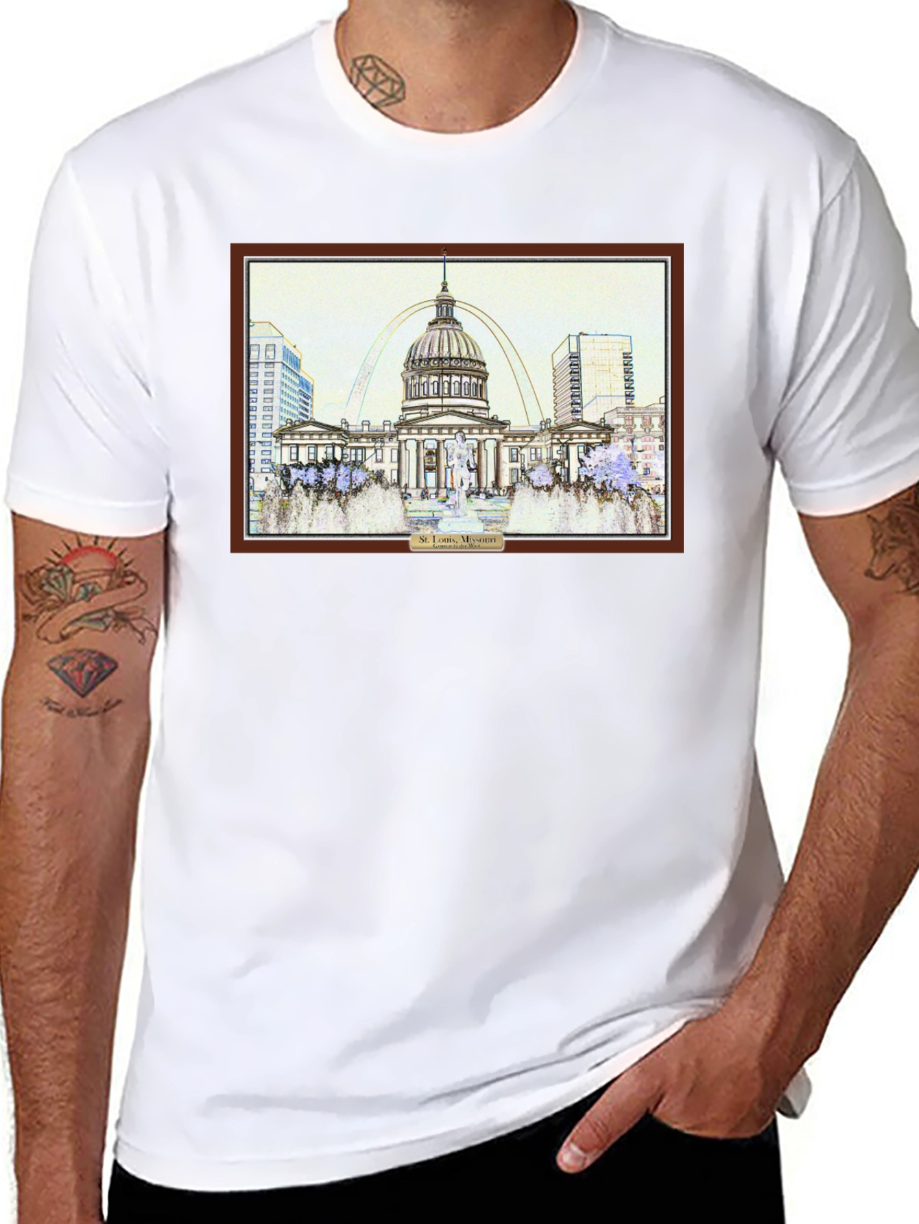 St. Louis Missouri Graphic T-Shirt