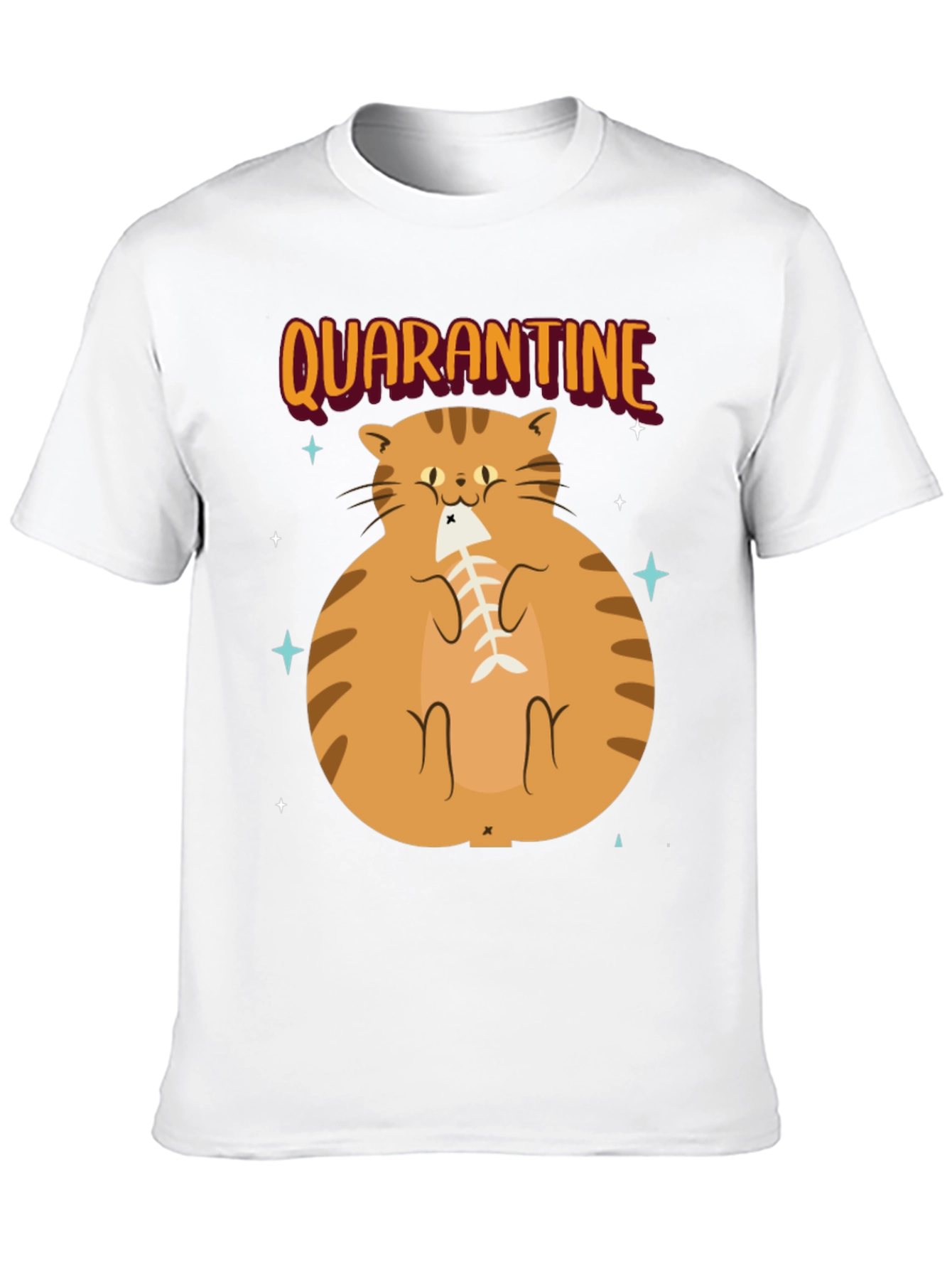 Quarantine Cat T-Shirt - Funny Cat Lover Tee