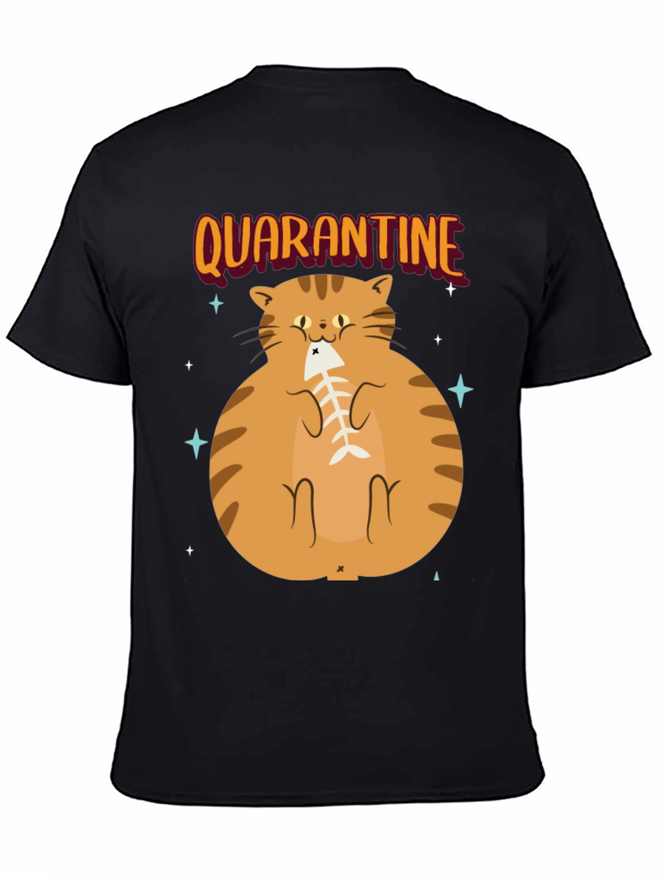 Quarantine Cat T-Shirt - Funny Cat Lover Tee
