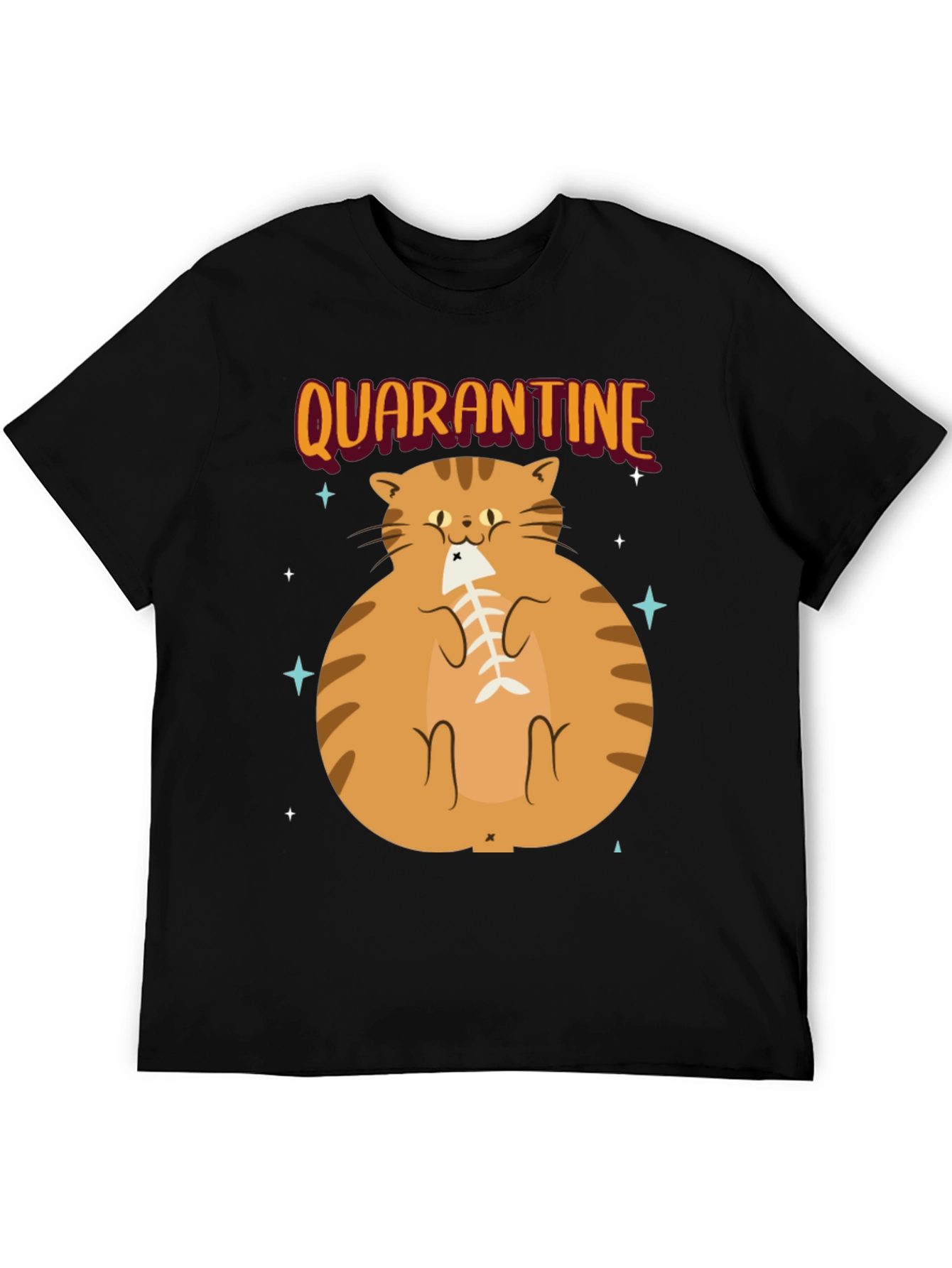 Quarantine Cat T-Shirt - Funny Cat Lover Tee