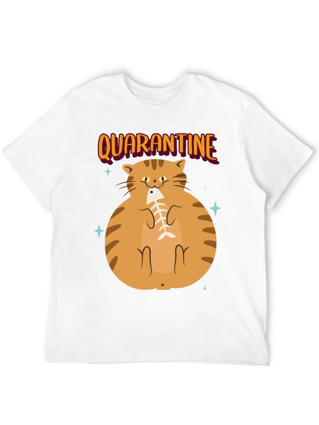 Quarantine Cat T-Shirt - Funny Cat Lover Tee