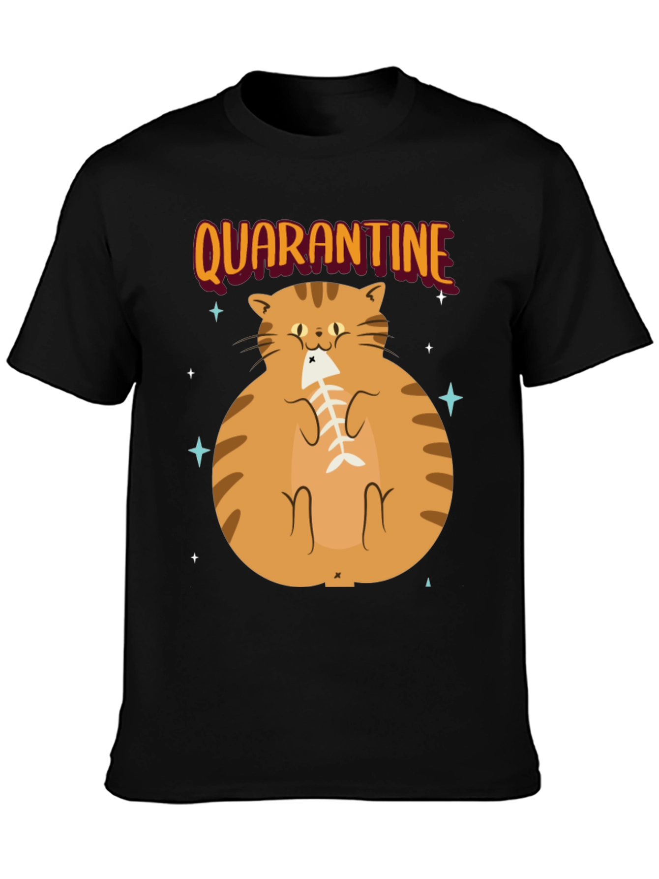 Quarantine Cat T-Shirt - Funny Cat Lover Tee