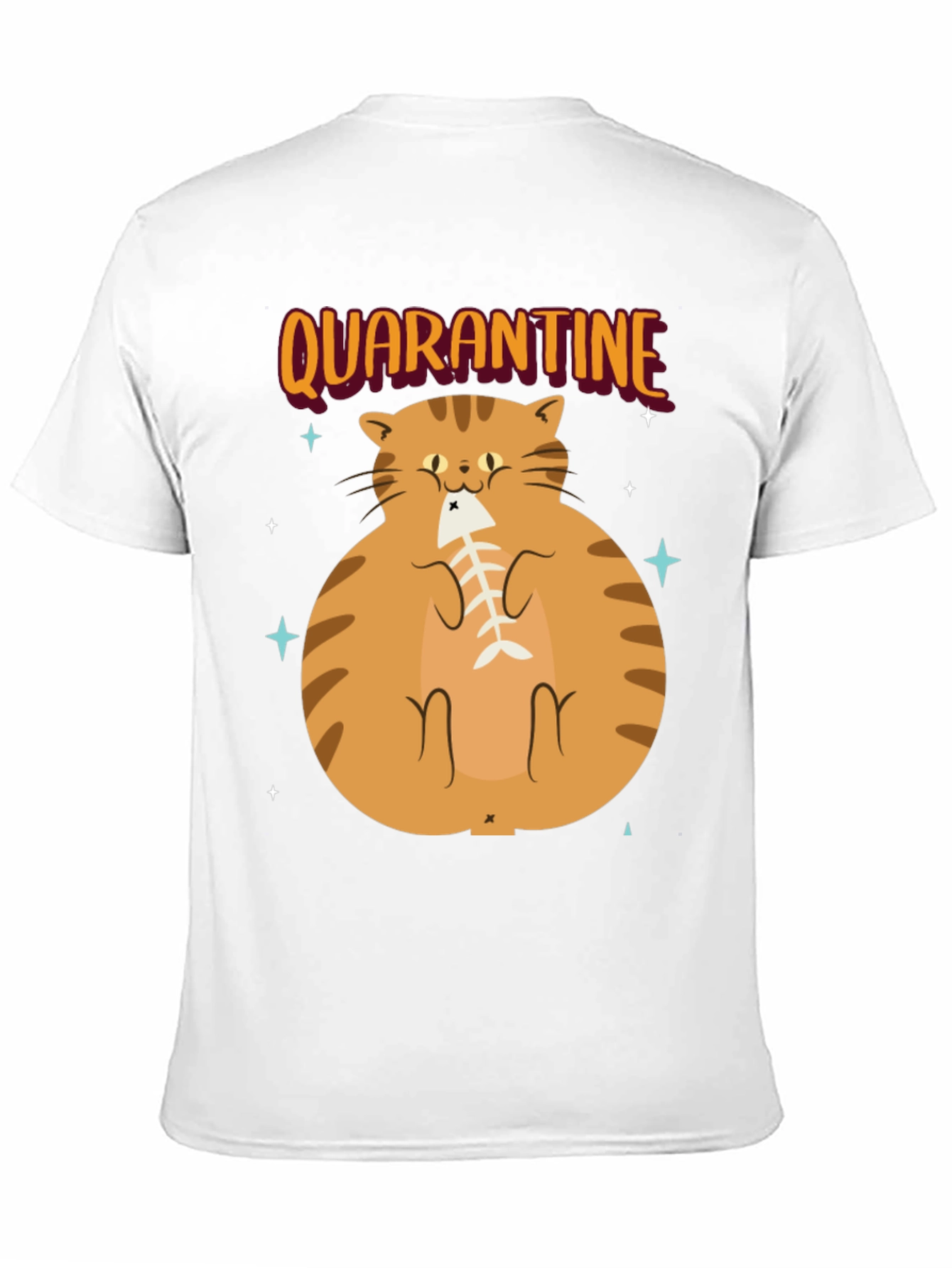 Quarantine Cat T-Shirt - Funny Cat Lover Tee