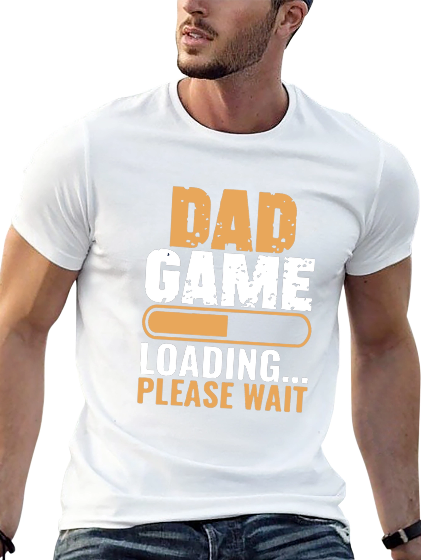 Dad Game Loading T-Shirt - Funny Fathers Day Tee