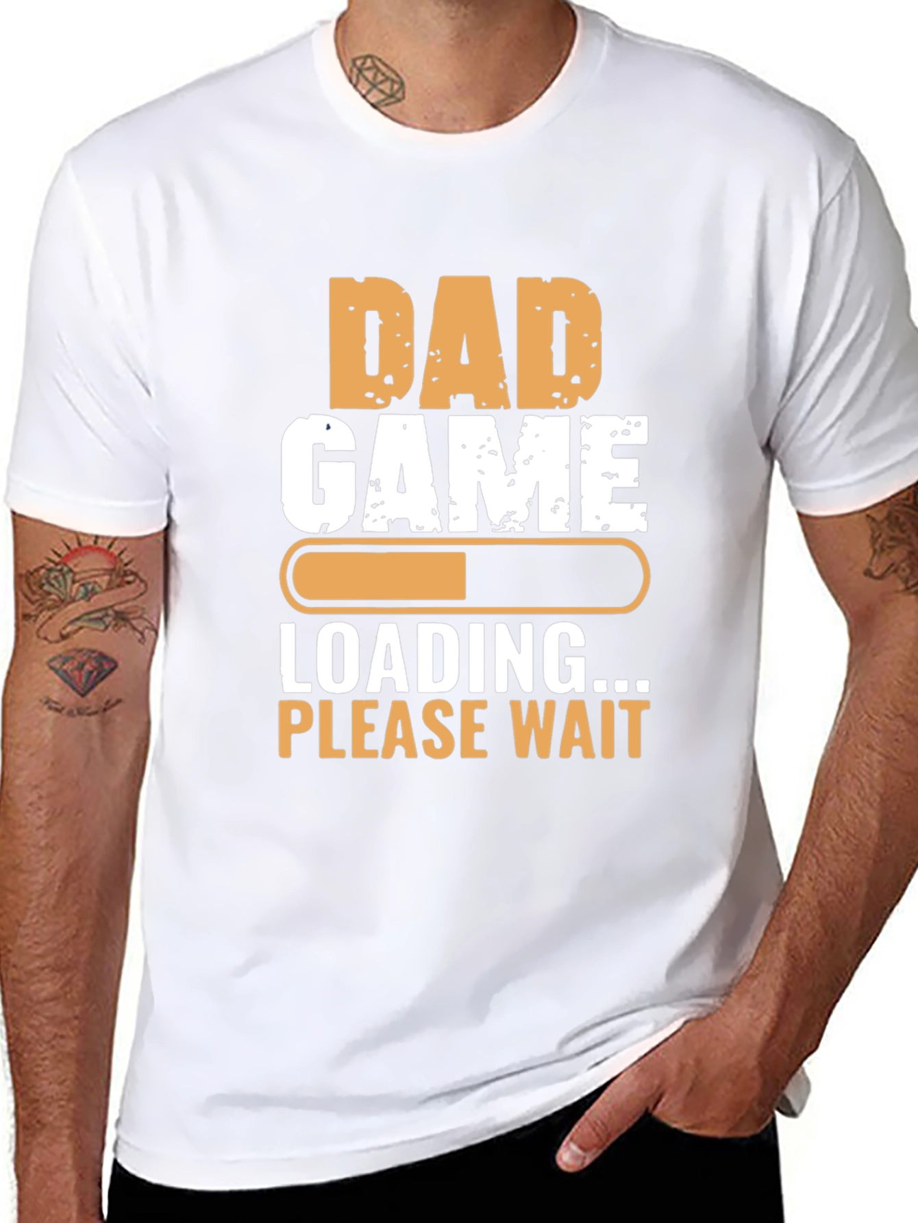 Dad Game Loading T-Shirt - Funny Fathers Day Tee