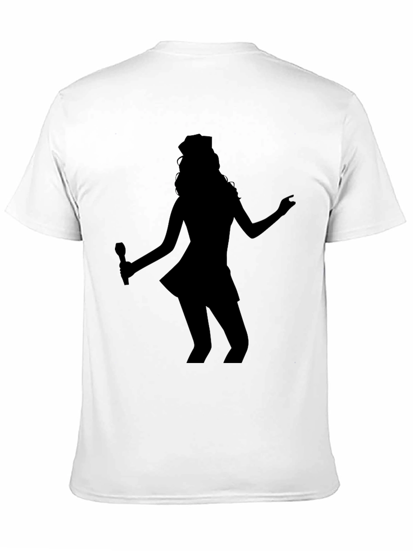Silhouette Singer Graphic Tee - Black