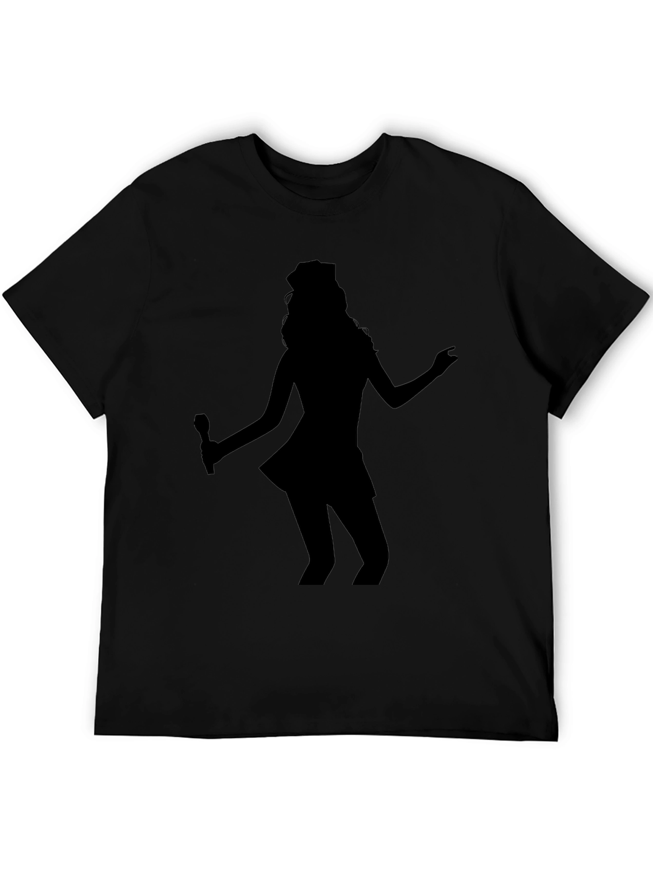 Silhouette Singer Graphic Tee - Black