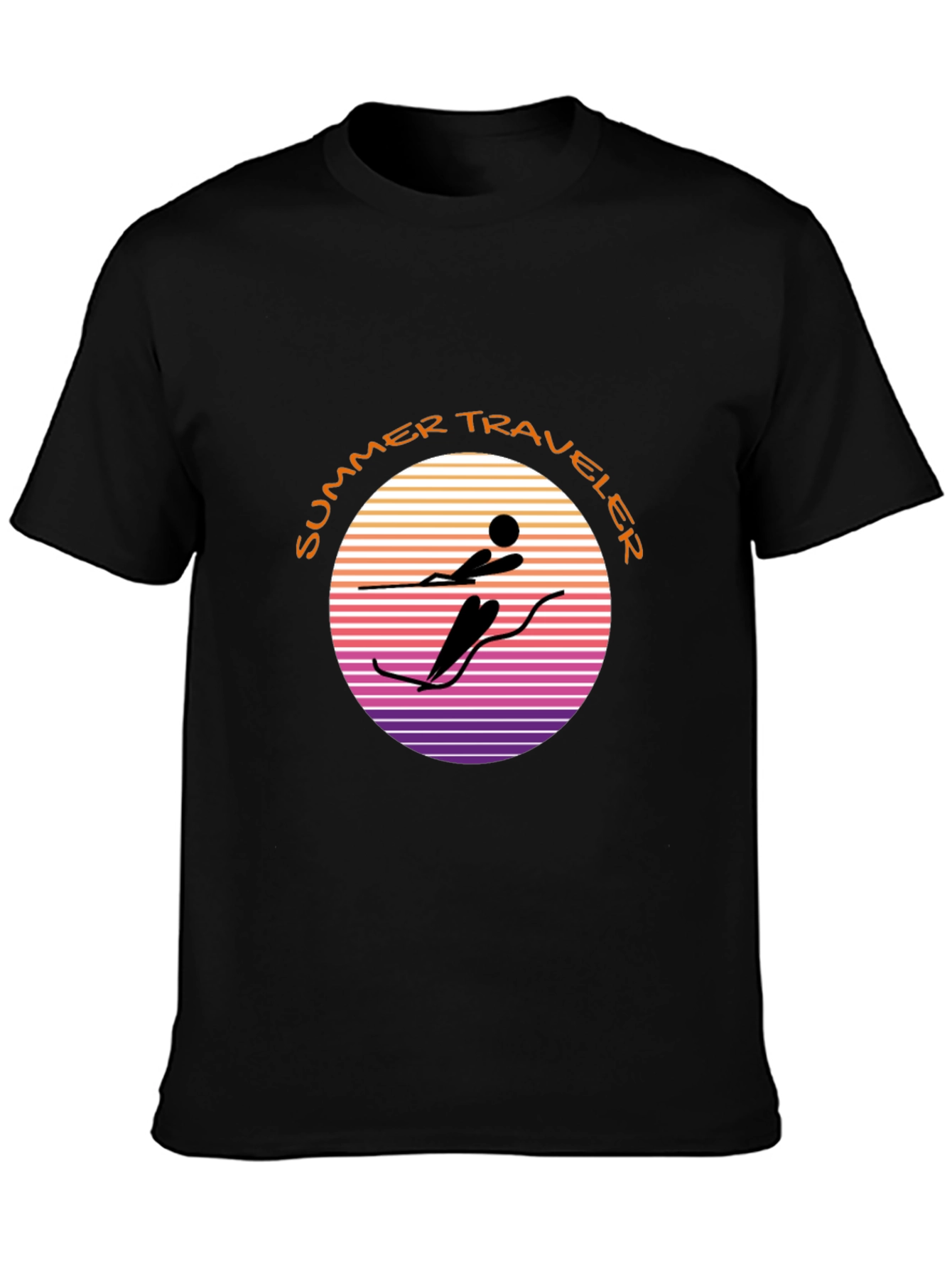 Summer Traveler Graphic Tee - Watersports Design