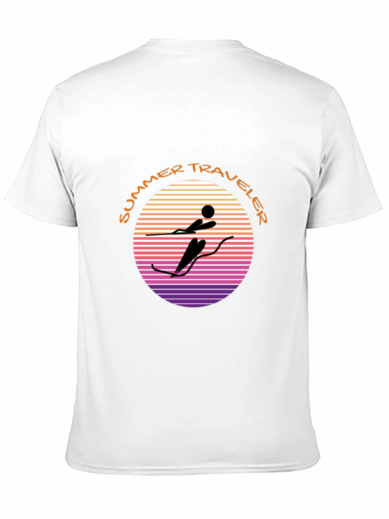 Summer Traveler Graphic Tee - Watersports Design