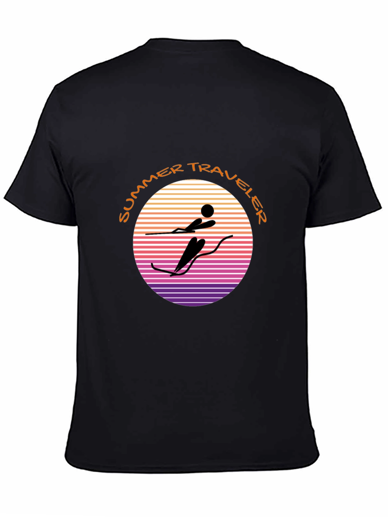 Summer Traveler Graphic Tee - Watersports Design