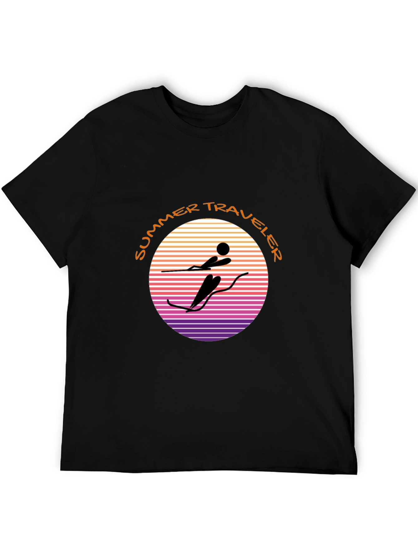 Summer Traveler Graphic Tee - Watersports Design