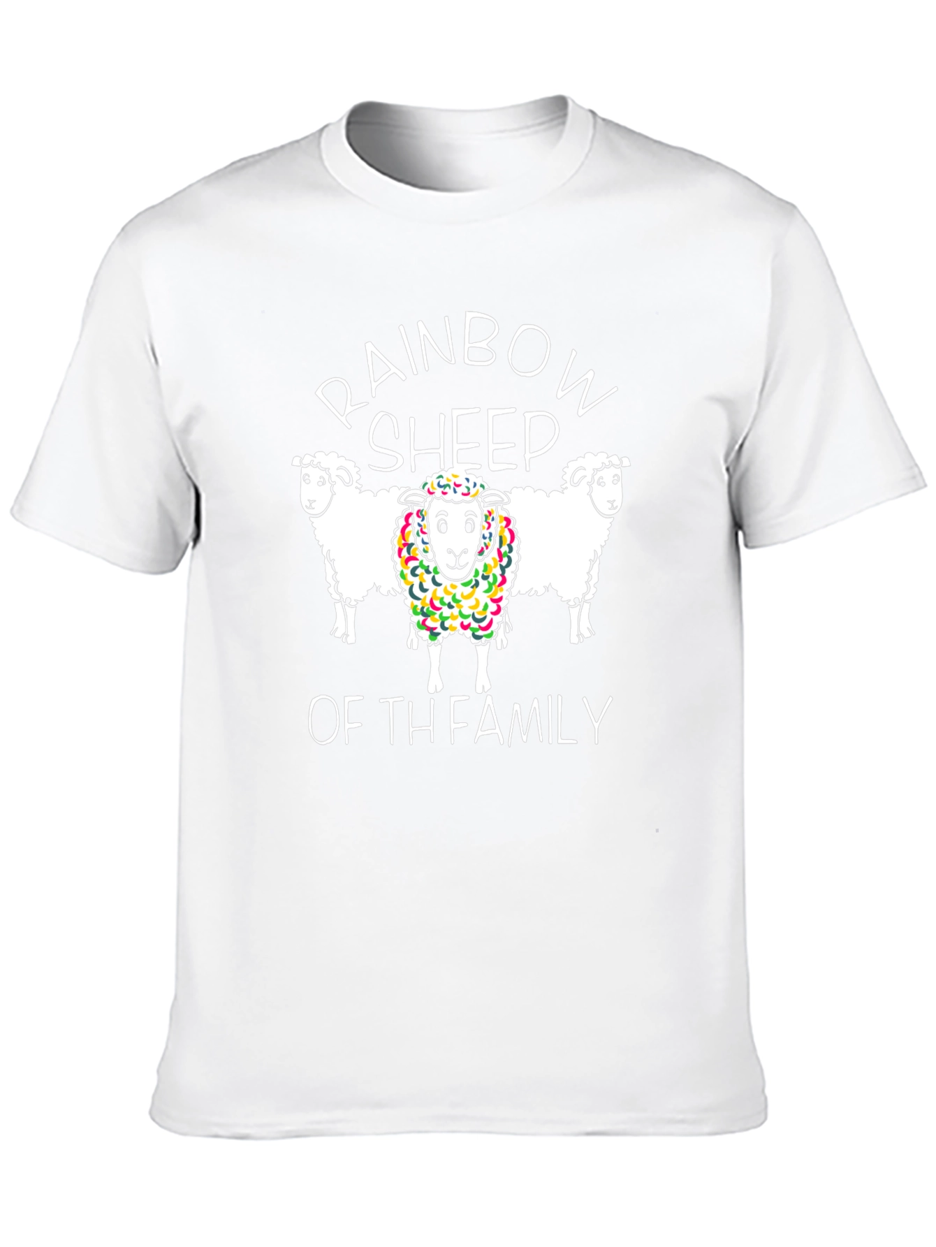 Rainbow Sheep of the Family T-Shirt