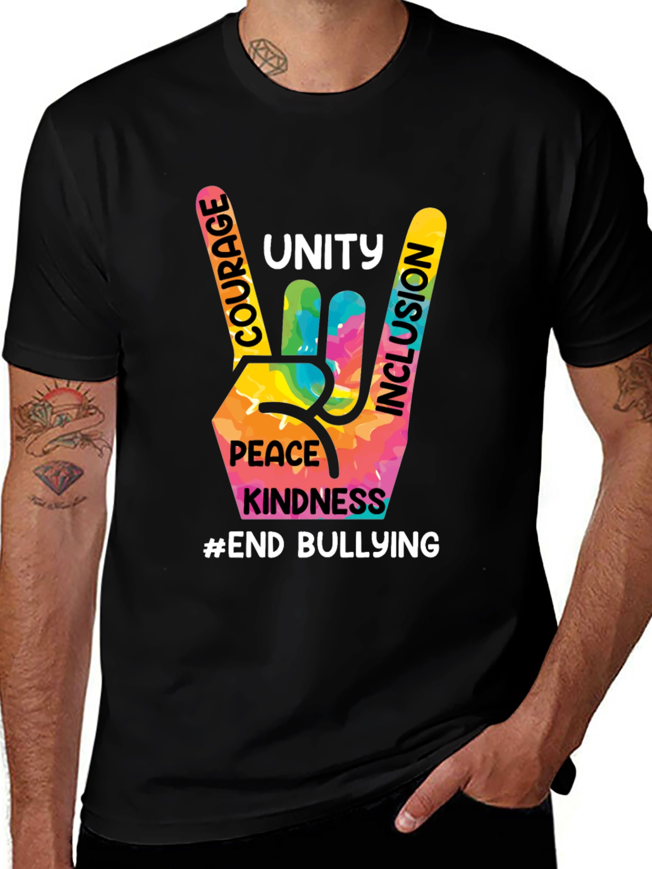 Unity Kindness End Bullying Graphic Tee