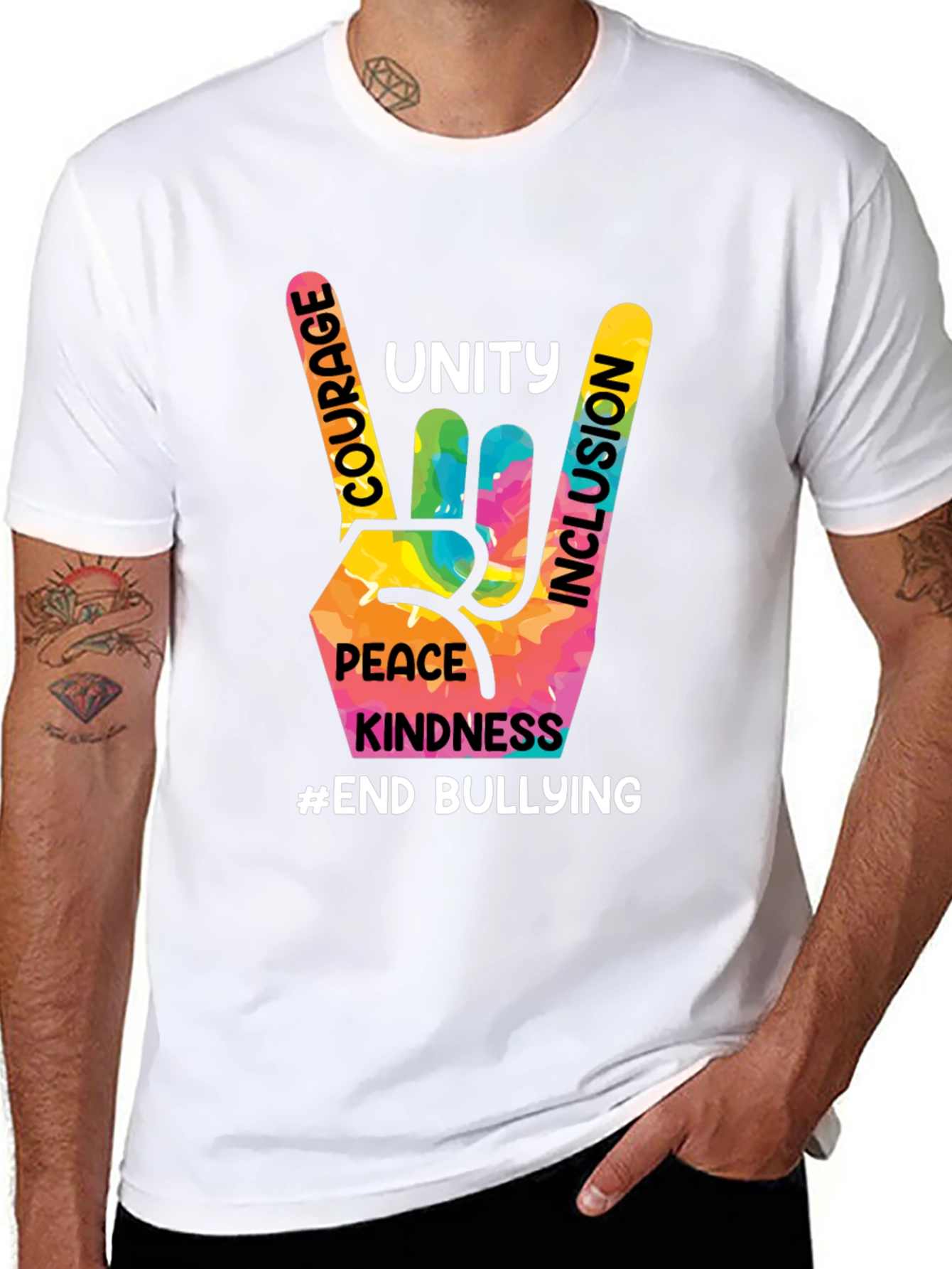 Unity Kindness End Bullying Graphic Tee