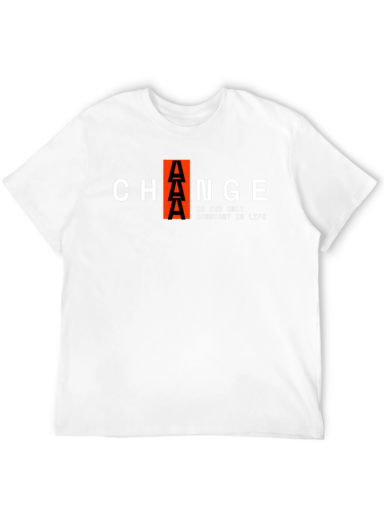Change Is Constant Black Graphic Tee