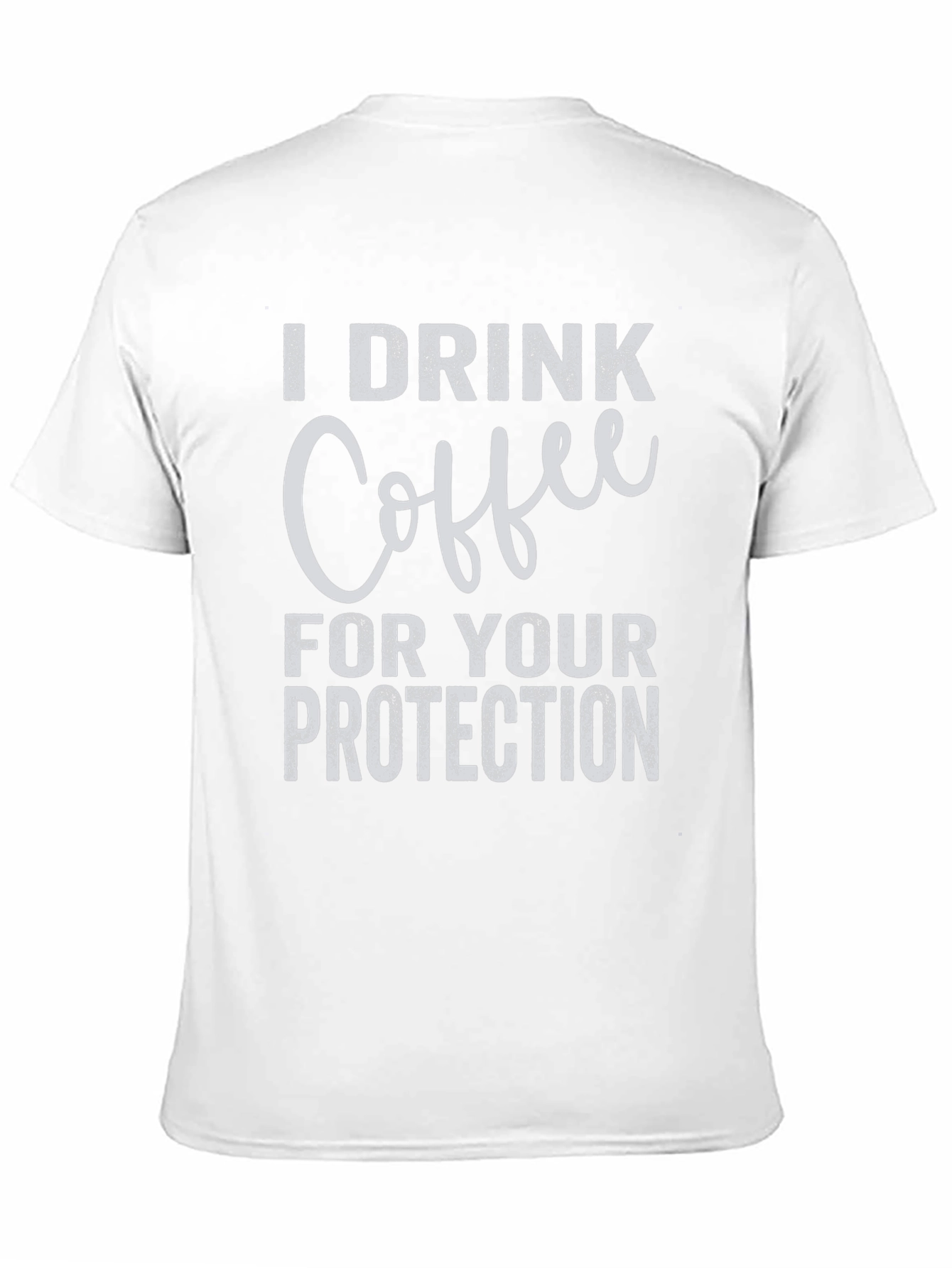 Coffee Protection Black T-Shirt