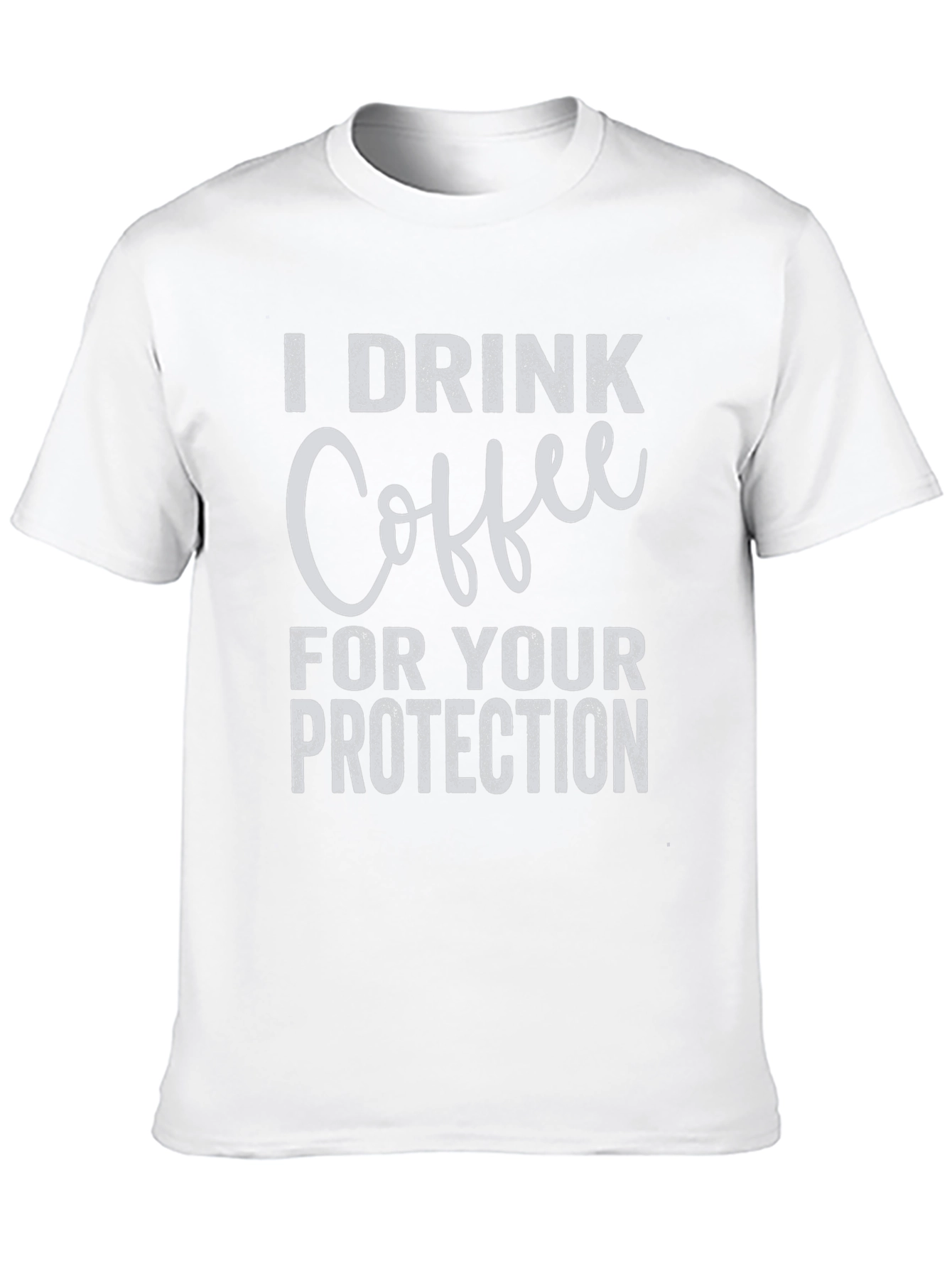 Coffee Protection Black T-Shirt